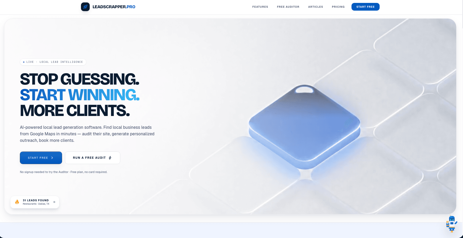 LeadScrapper Pro product screenshot